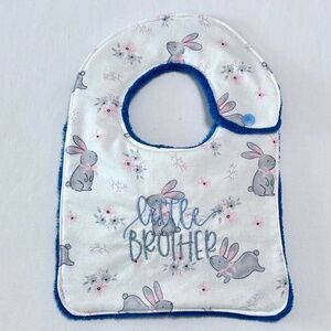Little Brother Bunny Baby Bib